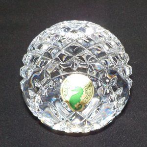 WATERFORD CRYSTAL BASEBALL MADE IN IRELAND MSRP $125.00 BRAND NEW IN BOX